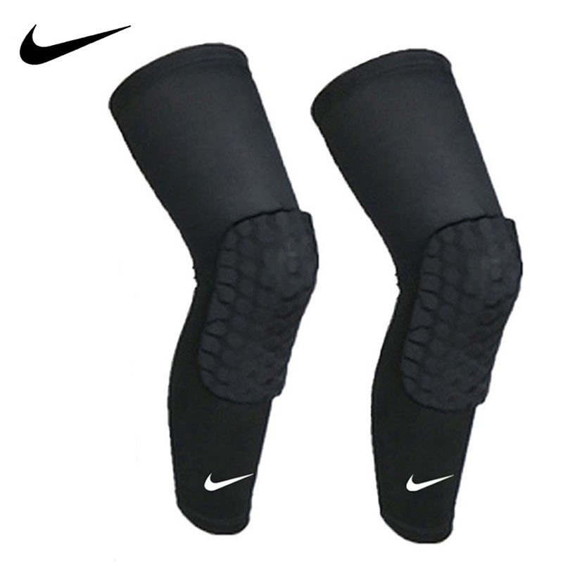 white nike knee pads basketball