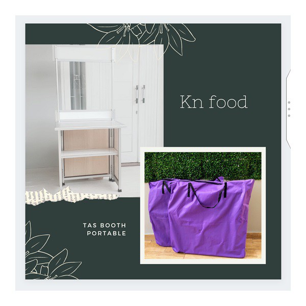 Portable booth Bag - Large knockdown portable booth Bag 100 cm x 65 cm ZUEd