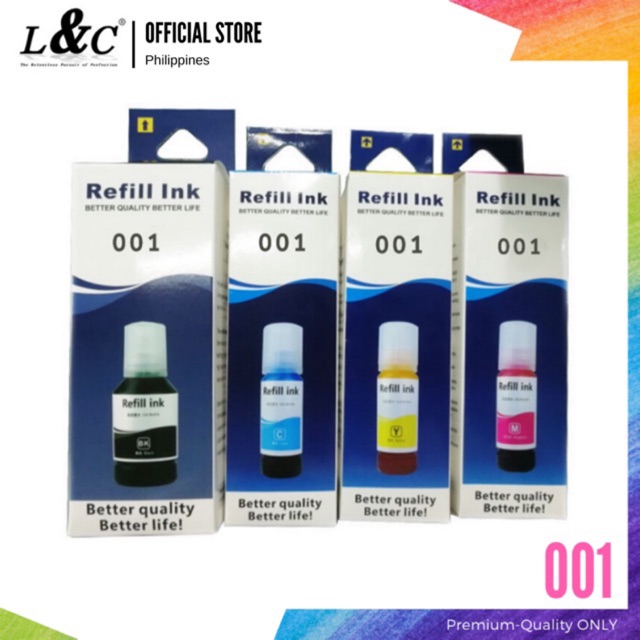 Epson 001 Ink Premium Ink 001 For Epson L4150 L4160 L6160 L6170 L6190