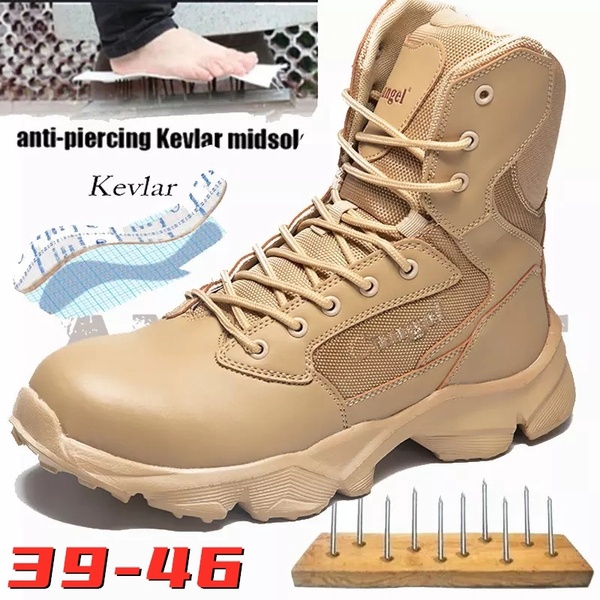 kevlar steel toe work boots