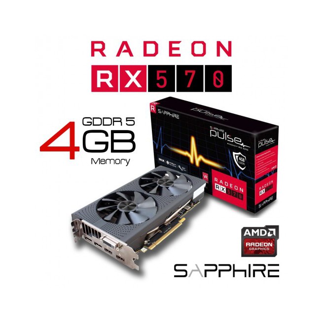 Sapphire Pulse Nitro Radeon RX570 8GB GDDR5 256bit | Shopee Philippines