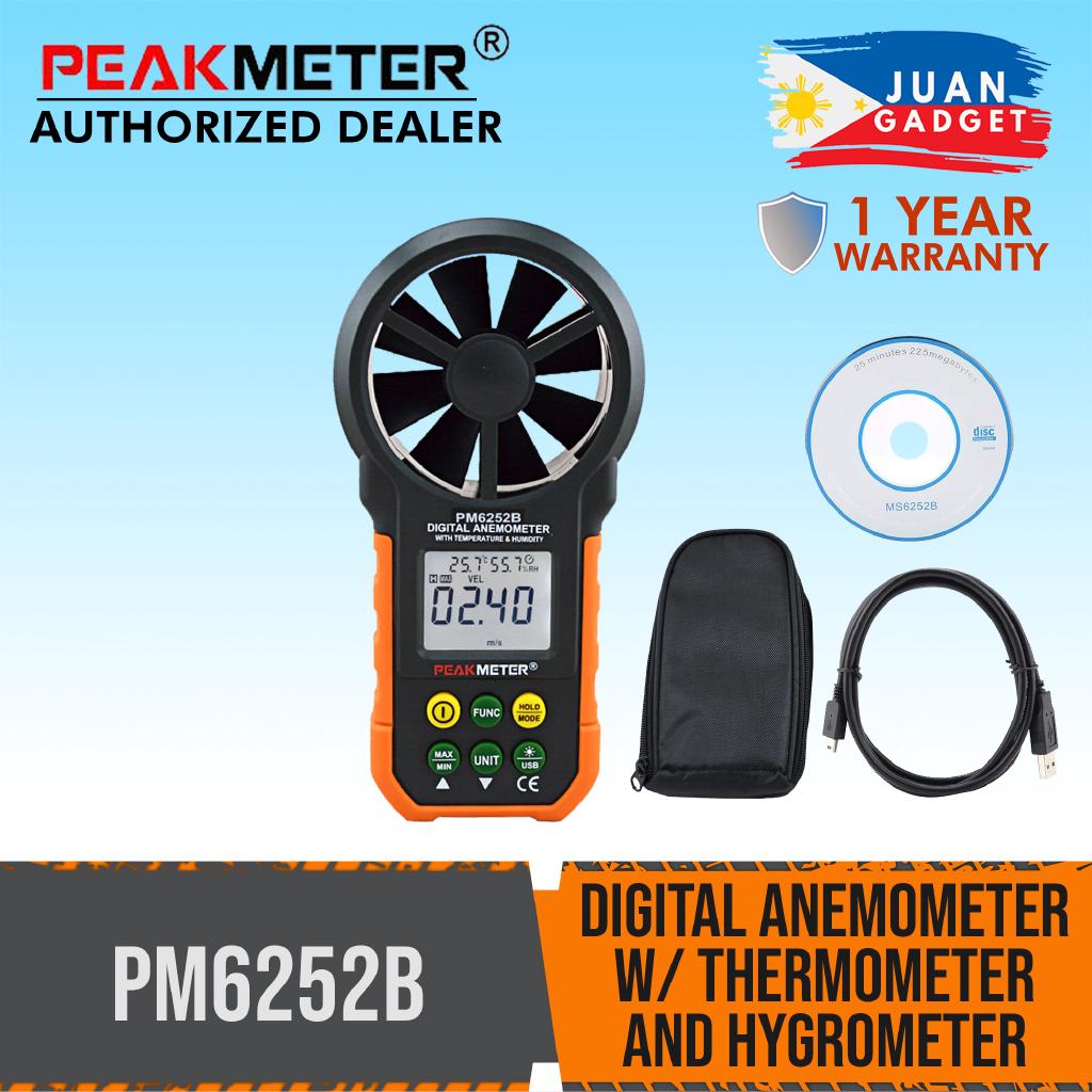 Peakmeter PM6252B Digital Anemometer Shopee Philippines