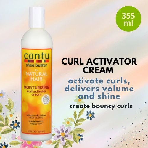 Cantu Shea Butter for Natural Hair, Moisturizing Curl Activator Cream ...