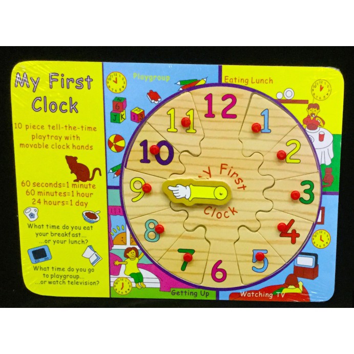 Child wisdom small alarm clock jigsaw puzzle 8*12inches Shopee