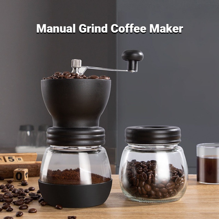 Manual Ceramic Coffee Grinder ABS Stainless Steel Grinder Grinder