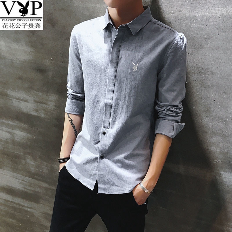 long white shirt mens