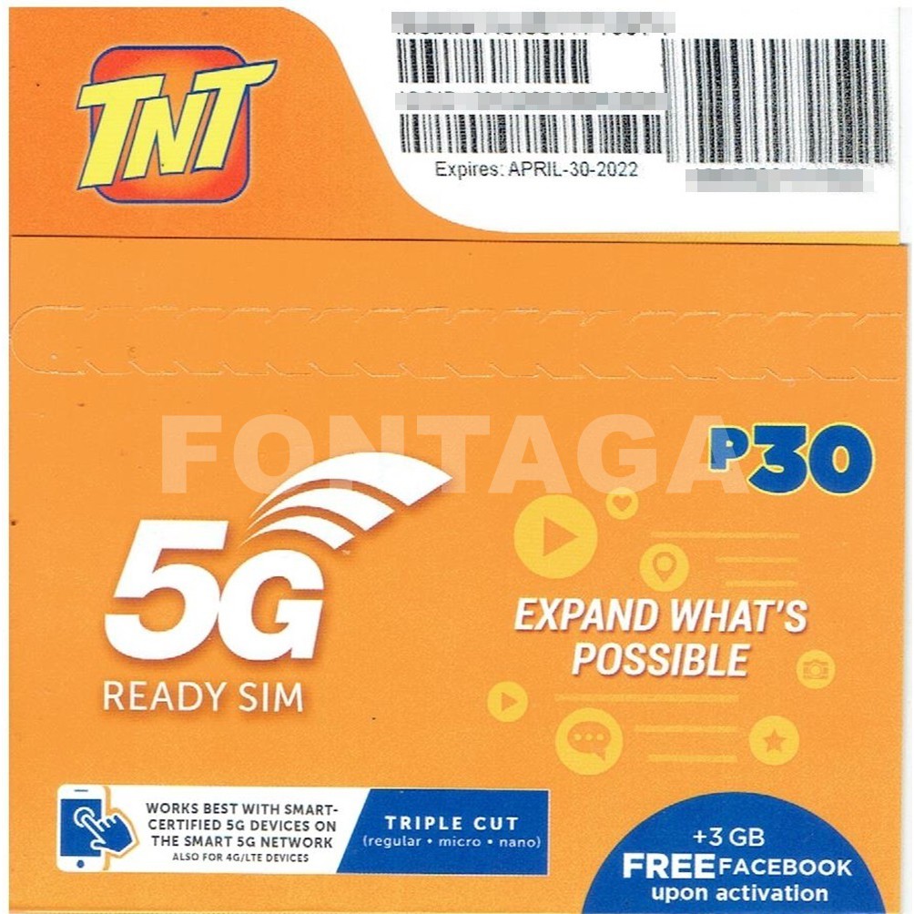 Talk N Text 5g Ready Sim Triple Cut Brand New Sim Card Shopee Philippines