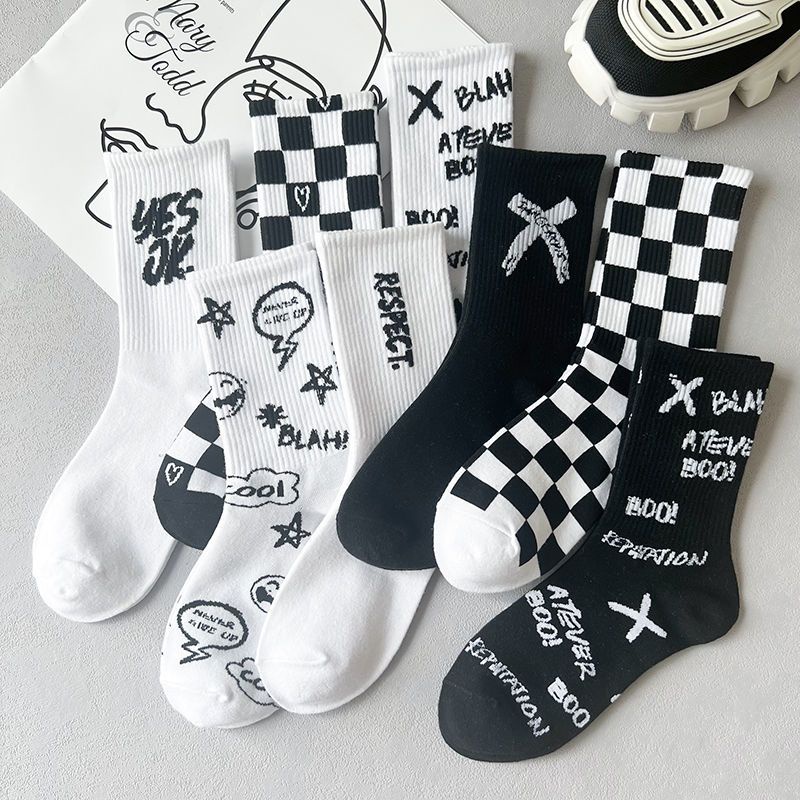 Socks for woman ins tide allmatch highvalue sock personality sports