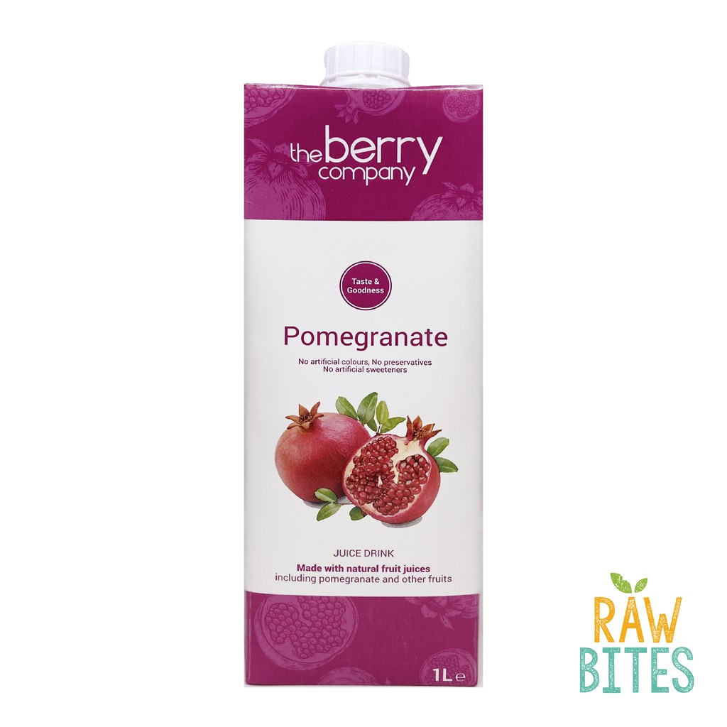The Berry Company Pomegranate Juice 1L Vegan, Dairyfree, Glutenfree