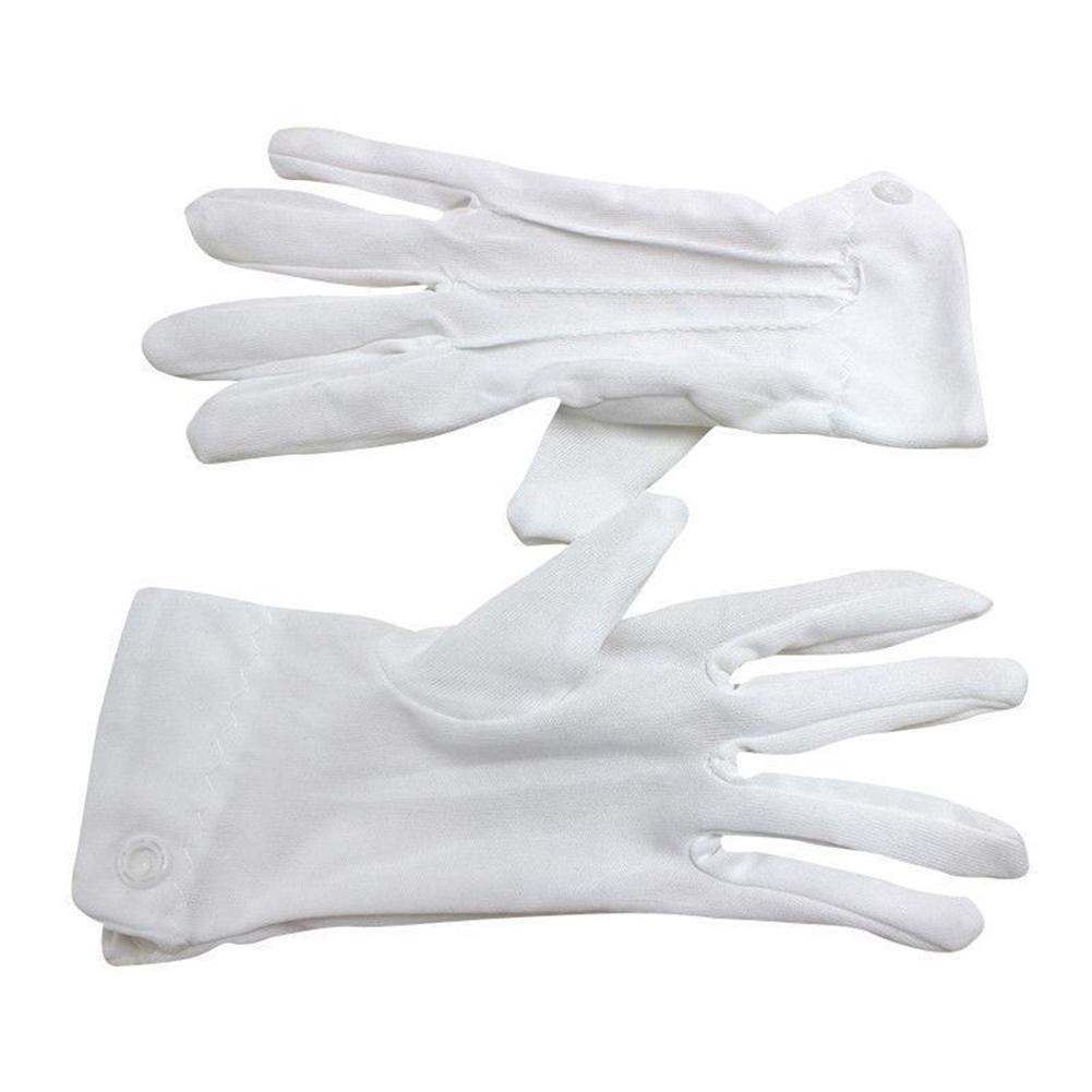 Adult White Formal Gloves Men Tuxedo Guard Parade Santa Dress Inspection R8G0