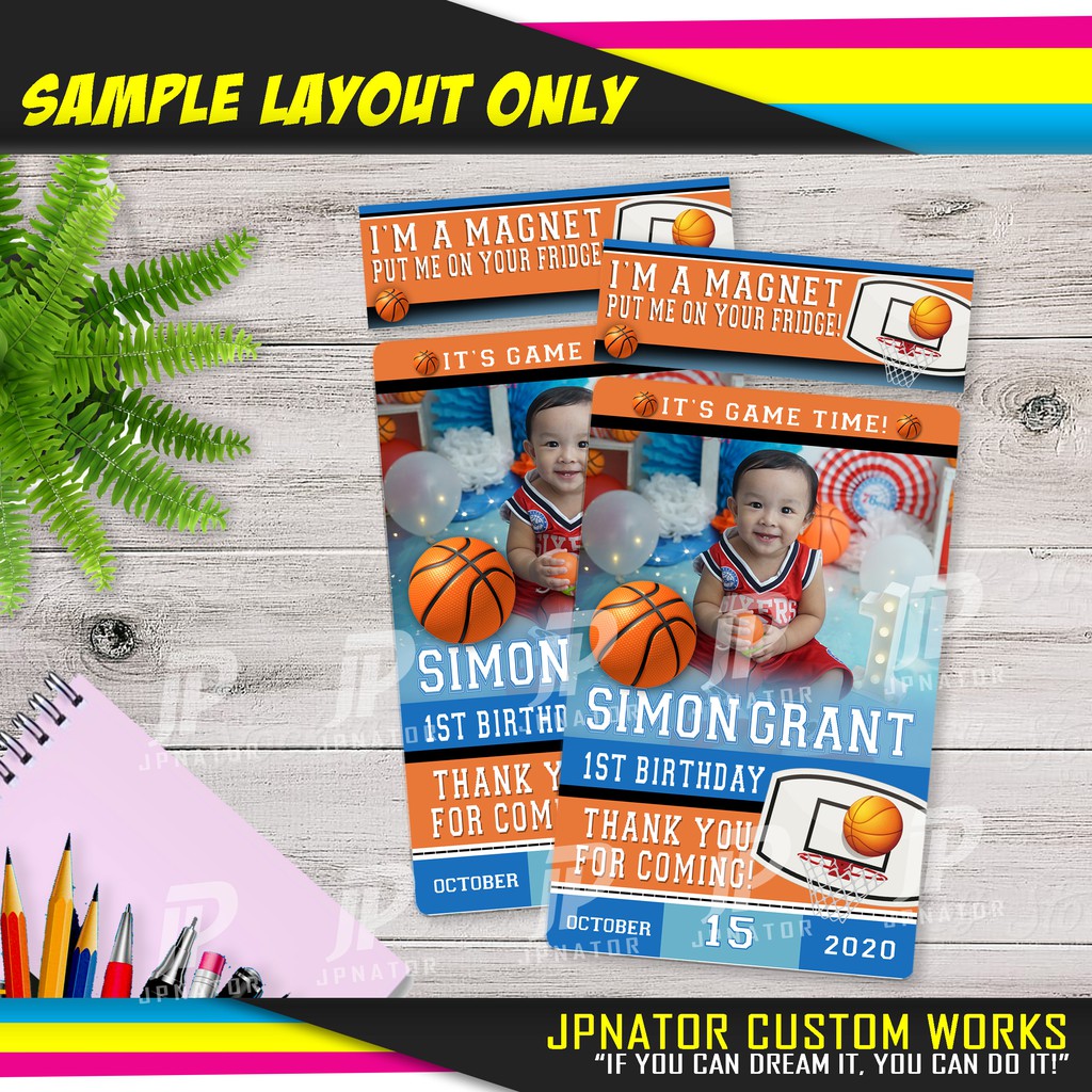 Basketball Themed Souvenir Affordable SouvenirRef Size