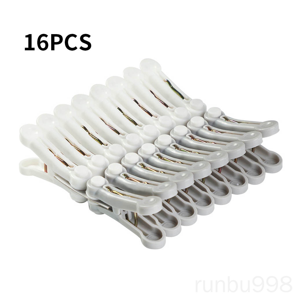 16pcs Non-marking Anti-wind Clips Household Clothes Qiult Clips Multifunctional Laundry Hanging Pegs runbu998 store