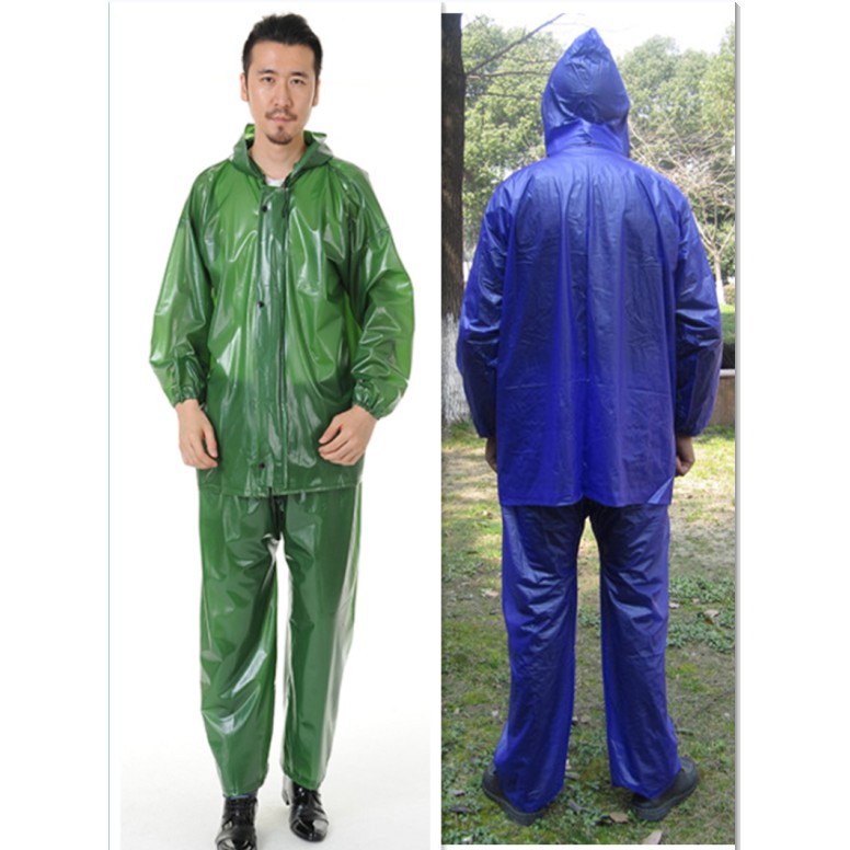 raincoat and pants