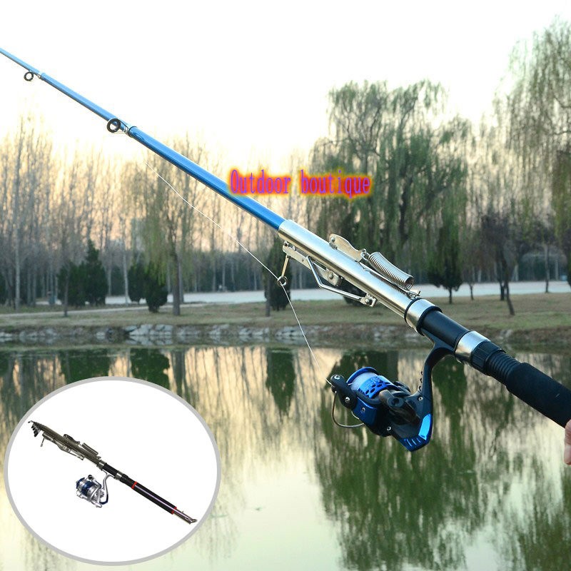 river fishing pole