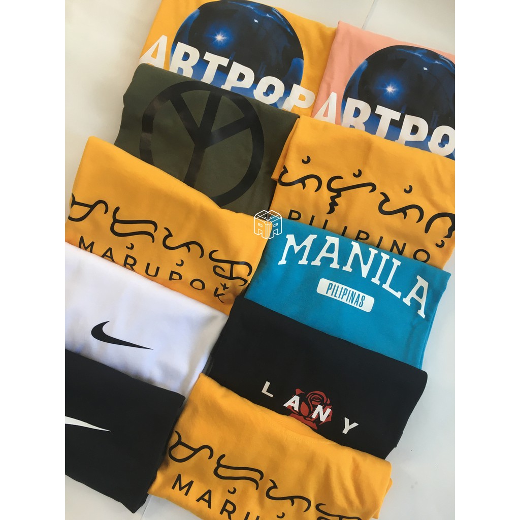 Printed Tees T-shirt, Nike Shirt, Lany Shirt, Baybayin Shirt, Artpop ...