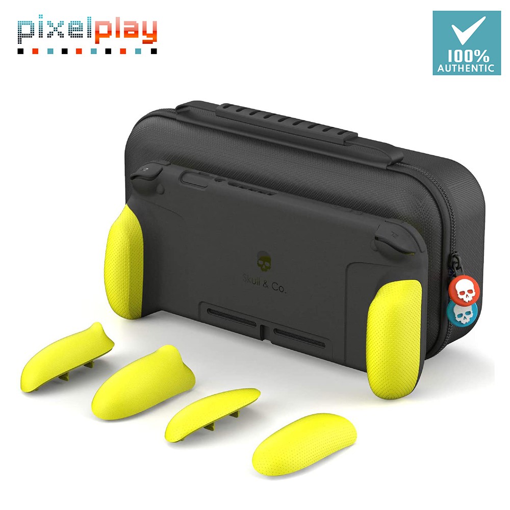 Nsw Skull And Co. Max Carry Grip Case Neon Yellow Nsgc SetYl Shopee
