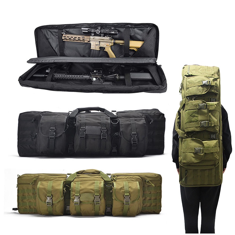Tactical Shotgun Sniper AK 47 AR 15 Rifle Gun Backpack Carry Bag Case ...
