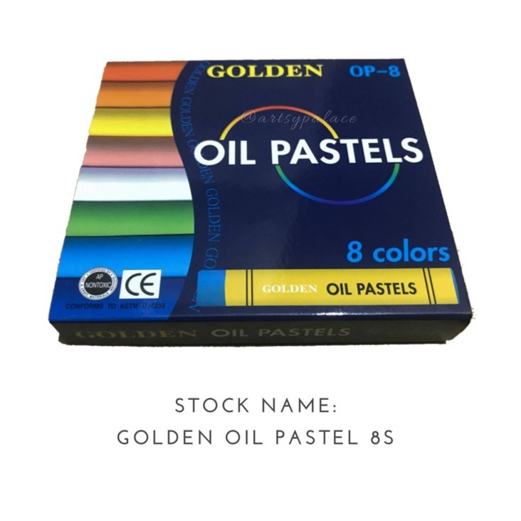 Golden Oil Pastel 8s 12s 16s 24s 36s Shopee Philippines