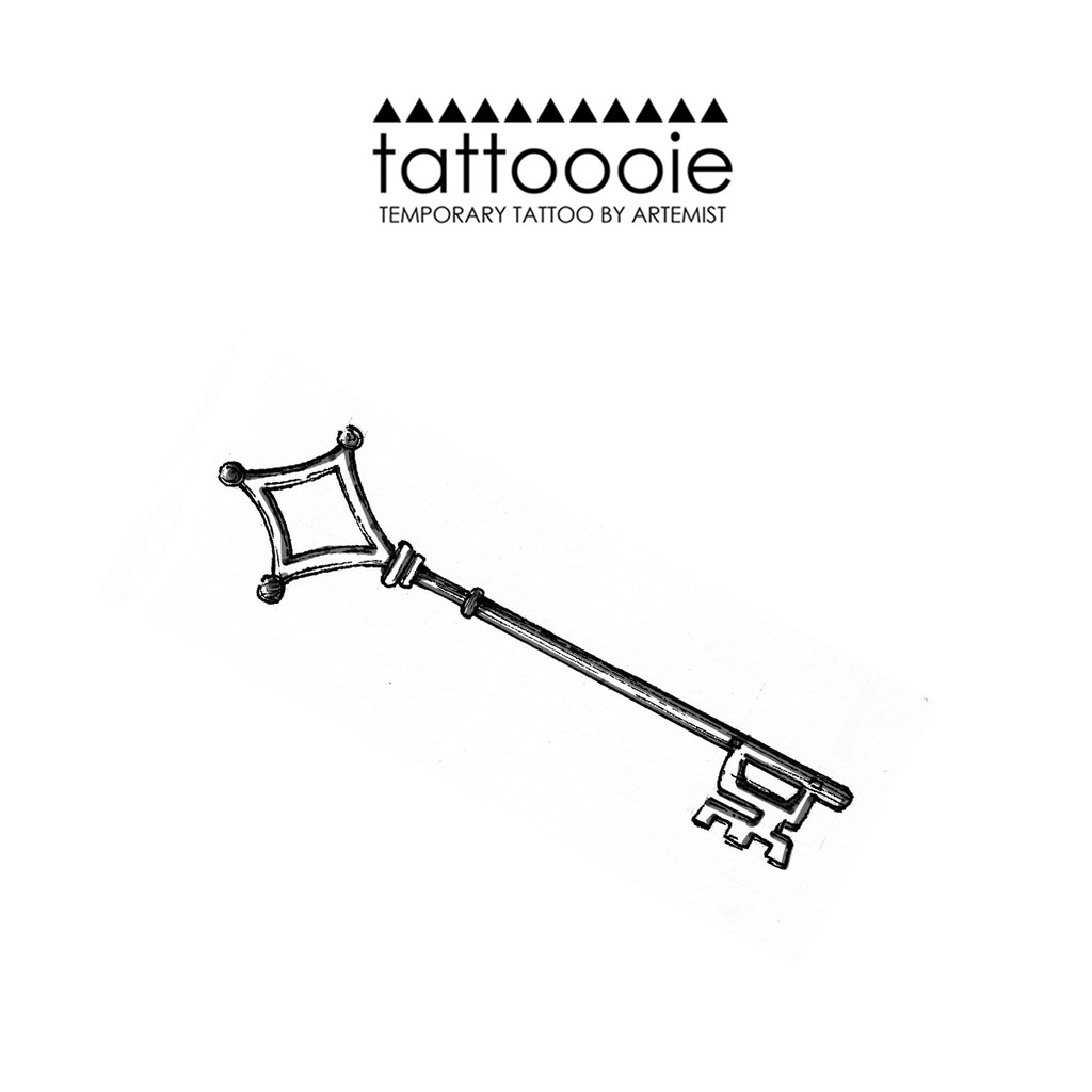 TATTOOOIE - TEMPORARY TATTOO - ATTACK ON TITAN BASEMENT KEY Xrsx