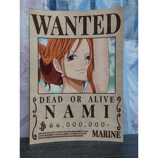 One piece Wanted poster 10pcs (Photo/stick paper)(A4 size).
