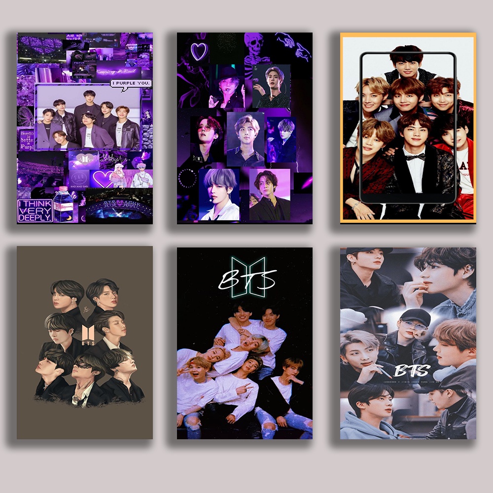 Wall Decor A4 Size BTS KPOP Sintra Board Presyo Lang 35