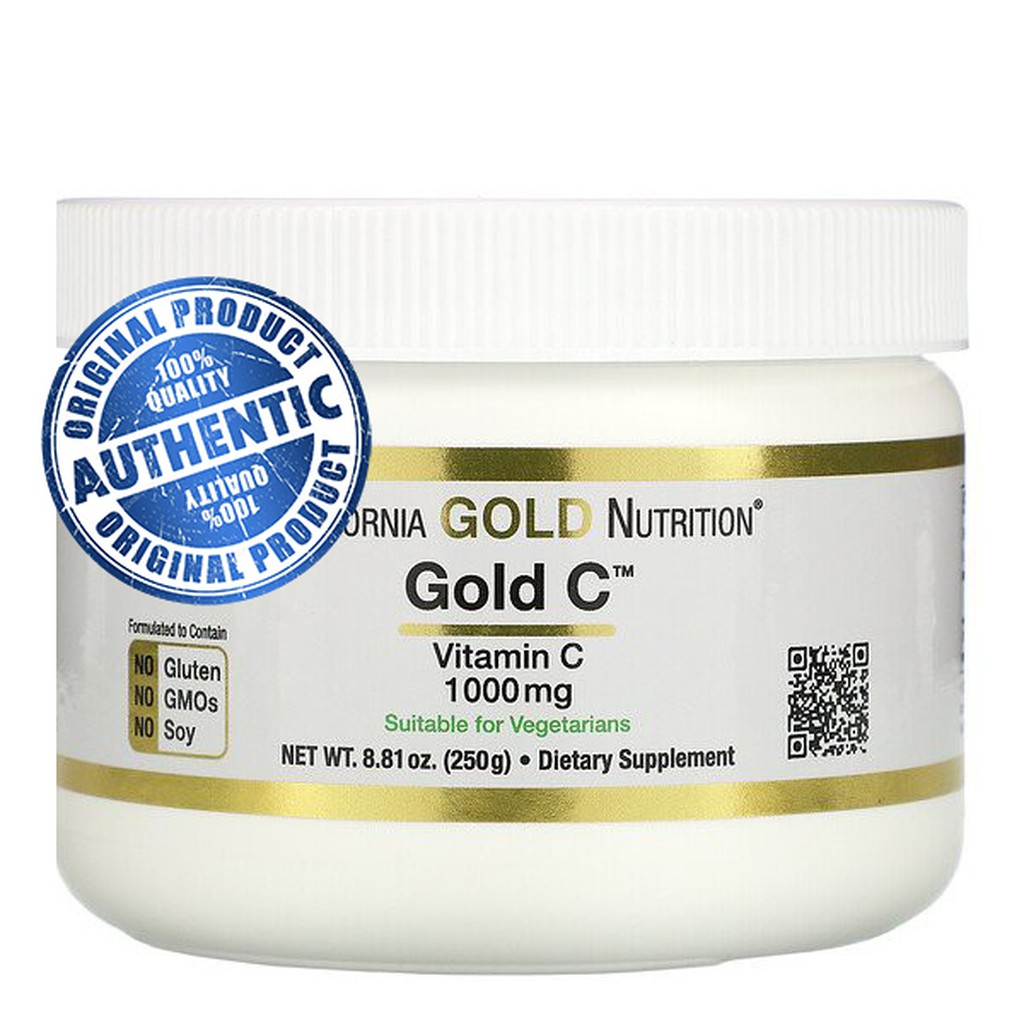 California Gold Nutrition Gold C Powder Vitamin C 1 000 mg 8 81 oz 250