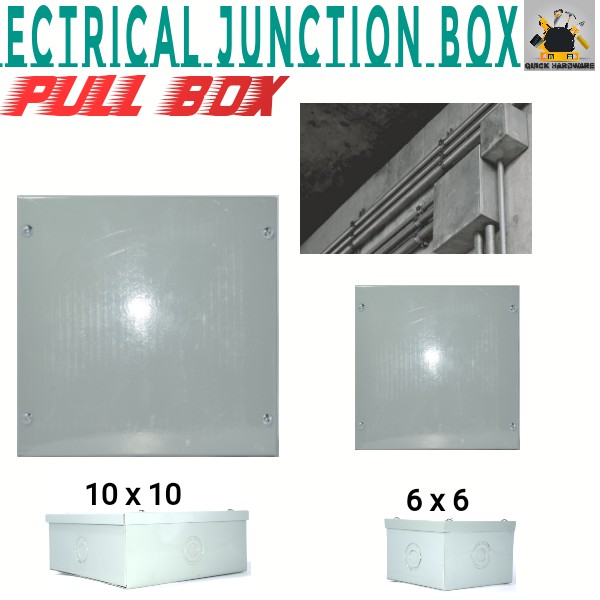 Electrical Metal Box/Pull Box 6"x 6" and 10"x 10" Shopee Philippines