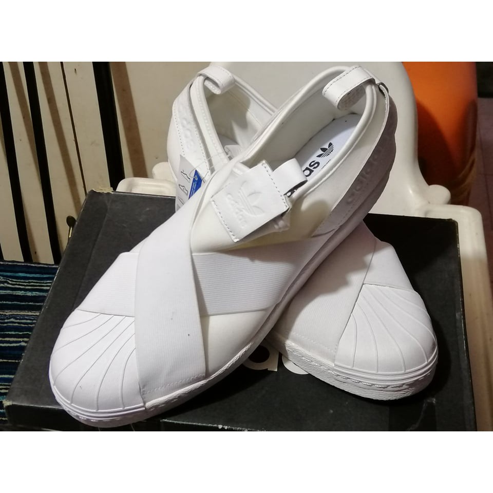 Adidas Superstar Slip On White 12.5 US | Shopee Philippines