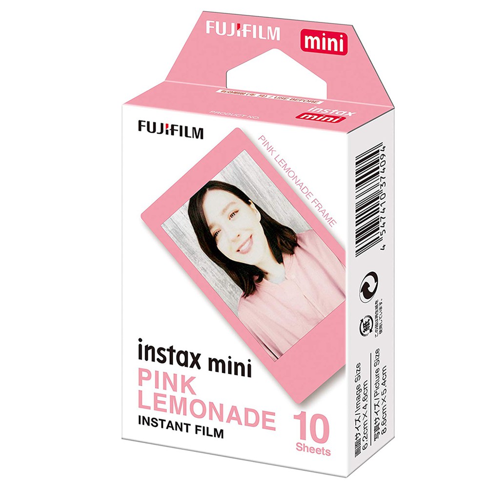 Fujifilm Instax Mini 10 Sheets Pink Lemonade Film Fuji Instant Mini 7s 8 9 11 70 90 Camera Photos Shopee Philippines