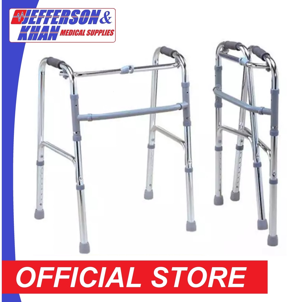 Adult Walker without Wheels Walking Aid Walker Adjustable Wheekchair