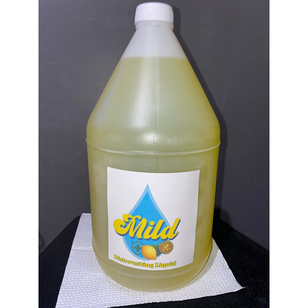 MILD ANTIBAC DISHWASHING LIQUID LEMON AND KALAMANSI SCENT GALLON