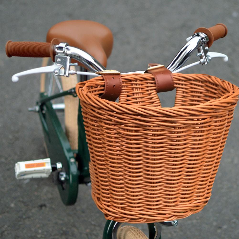 woven bicycle basket