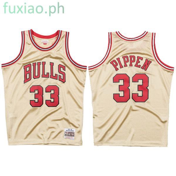 scottie pippen gold jersey