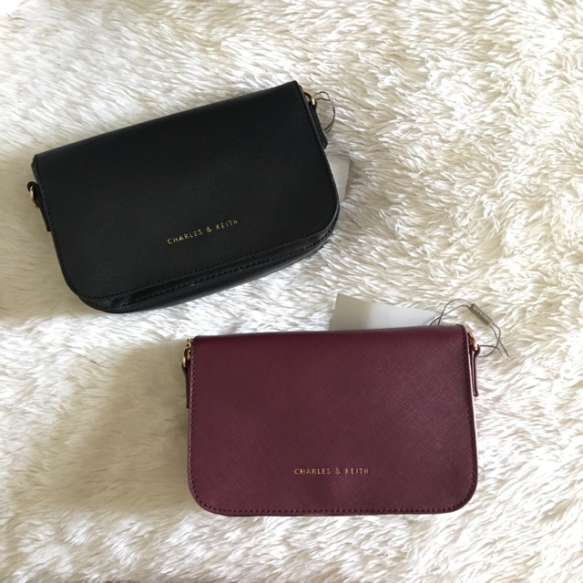 charles and keith wallet sling bag