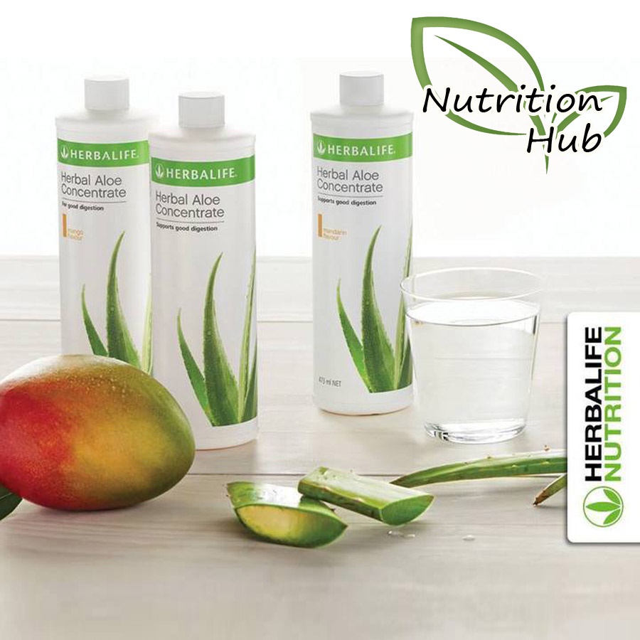 Herbal Aloe Concentrate 473ml (Original, Mango, Mandarin Orange Flavor