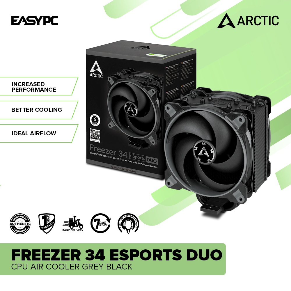 EasyPC | Arctic Freezer 34 eSports DUO CPU Air Cooler Increased ...