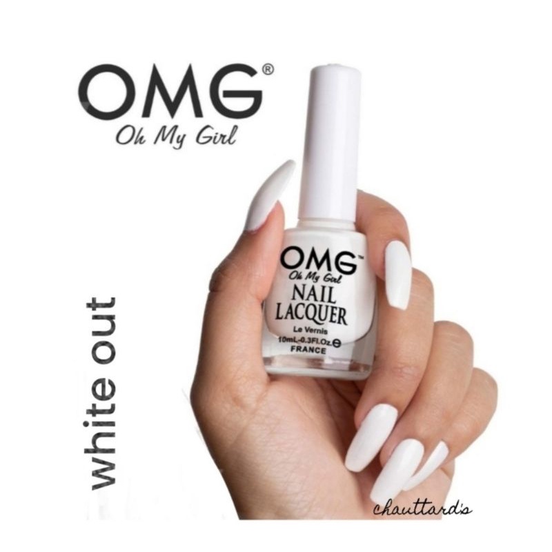 OMG Nail Polish 10ml (White Out) | Shopee Philippines