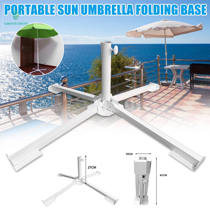 Folding Patio Umbrella Cross Holder Outdoor Umbrella Base Stable Non Slip Shopee Philippines