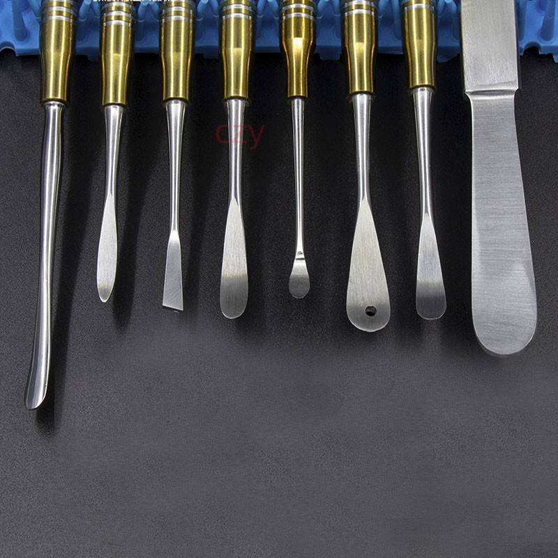 Dental materials, periosteal separator, dental implant flap, gingival