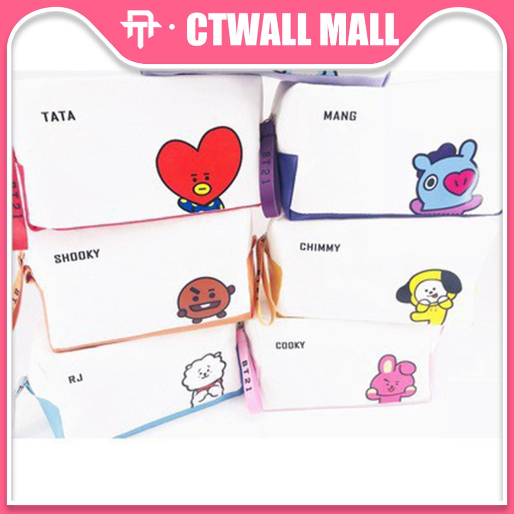 bt21 cosmetic bag