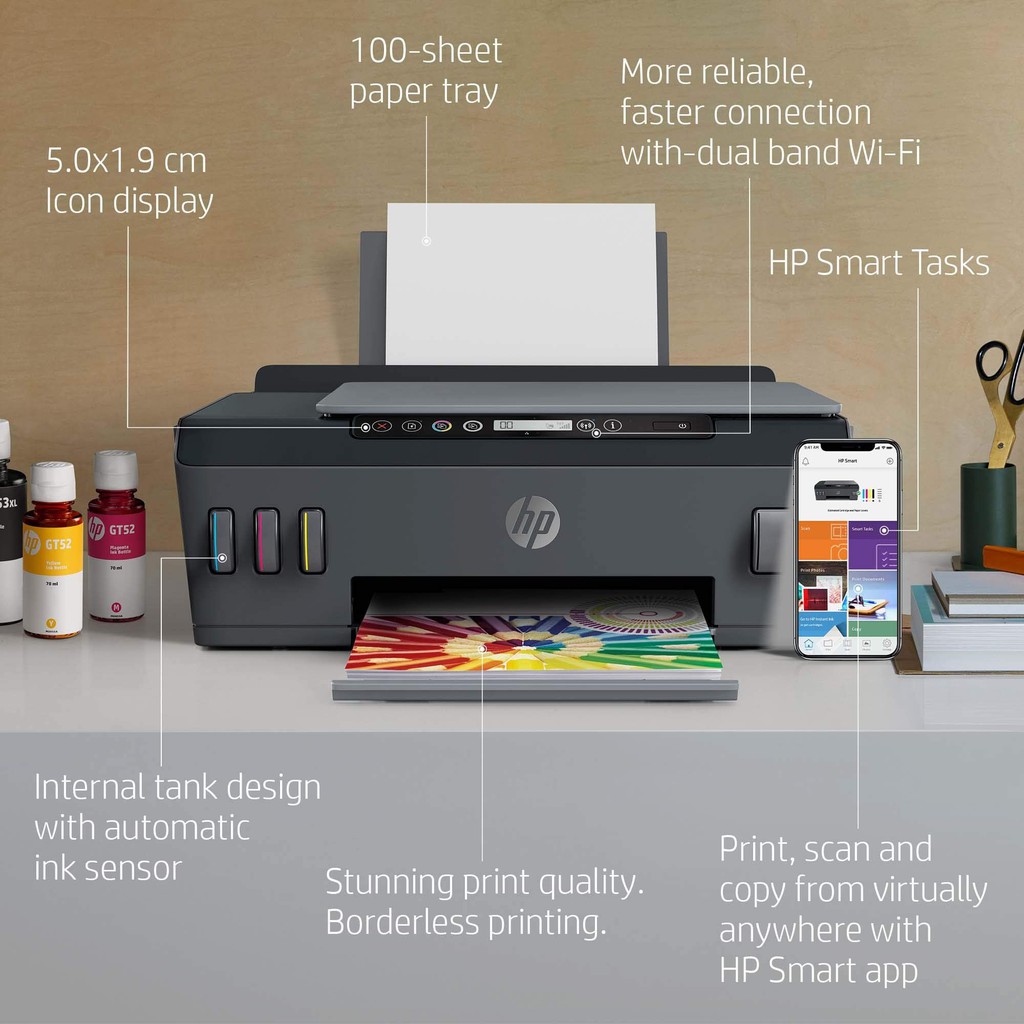 HP Smart Tank 515 AiO WL CISS Printer | Shopee Philippines