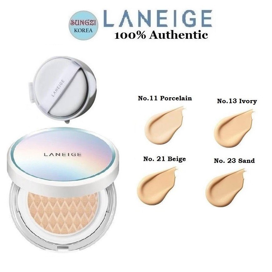 LANEIGE NEW BB Cushion Pore Control with Refill Korean Cosmetics lbeg