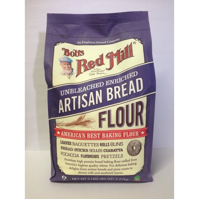 Bob S Red Mill Unbleached Enriched Artisan Bread Flour 2 27 Kg Shopee Philippines