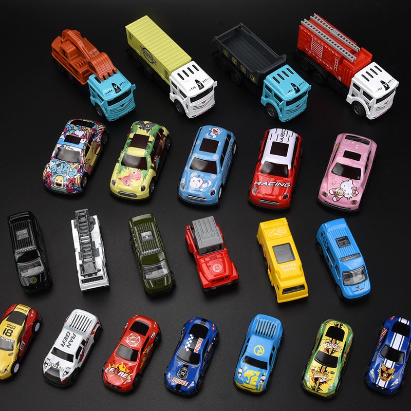 Multiple Packs Of Mini Alloy Cars Pull Back Cars Children Boys Toy Car Model Fall Resistant Inert Shopee Philippines