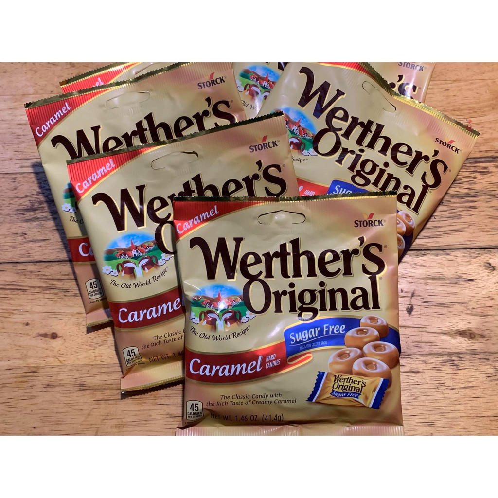 Werther's Original Sugar Free Cream Candies Caramel Hard Candies