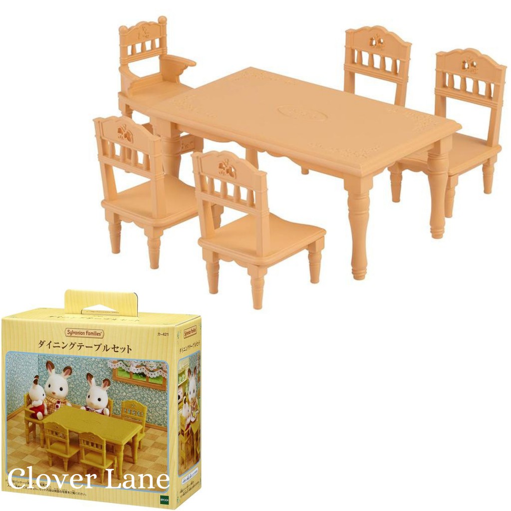 Sylvanian Families Furniture Dining Table Set Jp Release Shopee Philippines