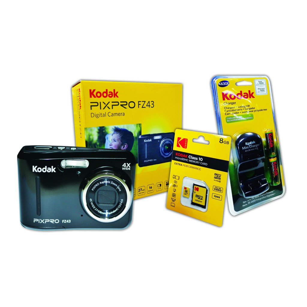 Kodak PIXPRO Friendly Zoom FZ43 16 MP FULL PACKAGE | Shopee Philippines