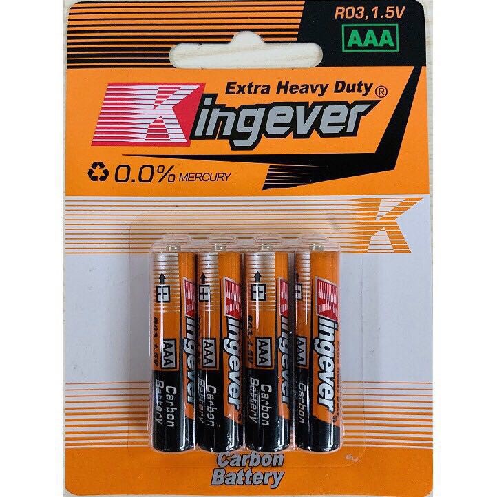 Kingever Battery AA or AAA 4 pcs/pack Shopee Philippines
