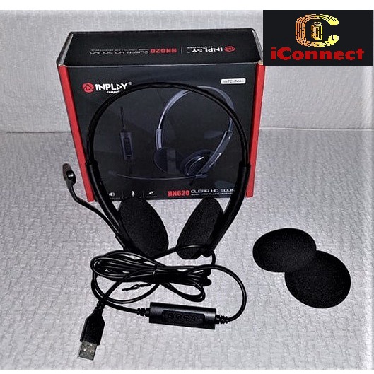 Inplay Hn620 USB Type Noise Cancelling headset with Microphone | Shopee ...