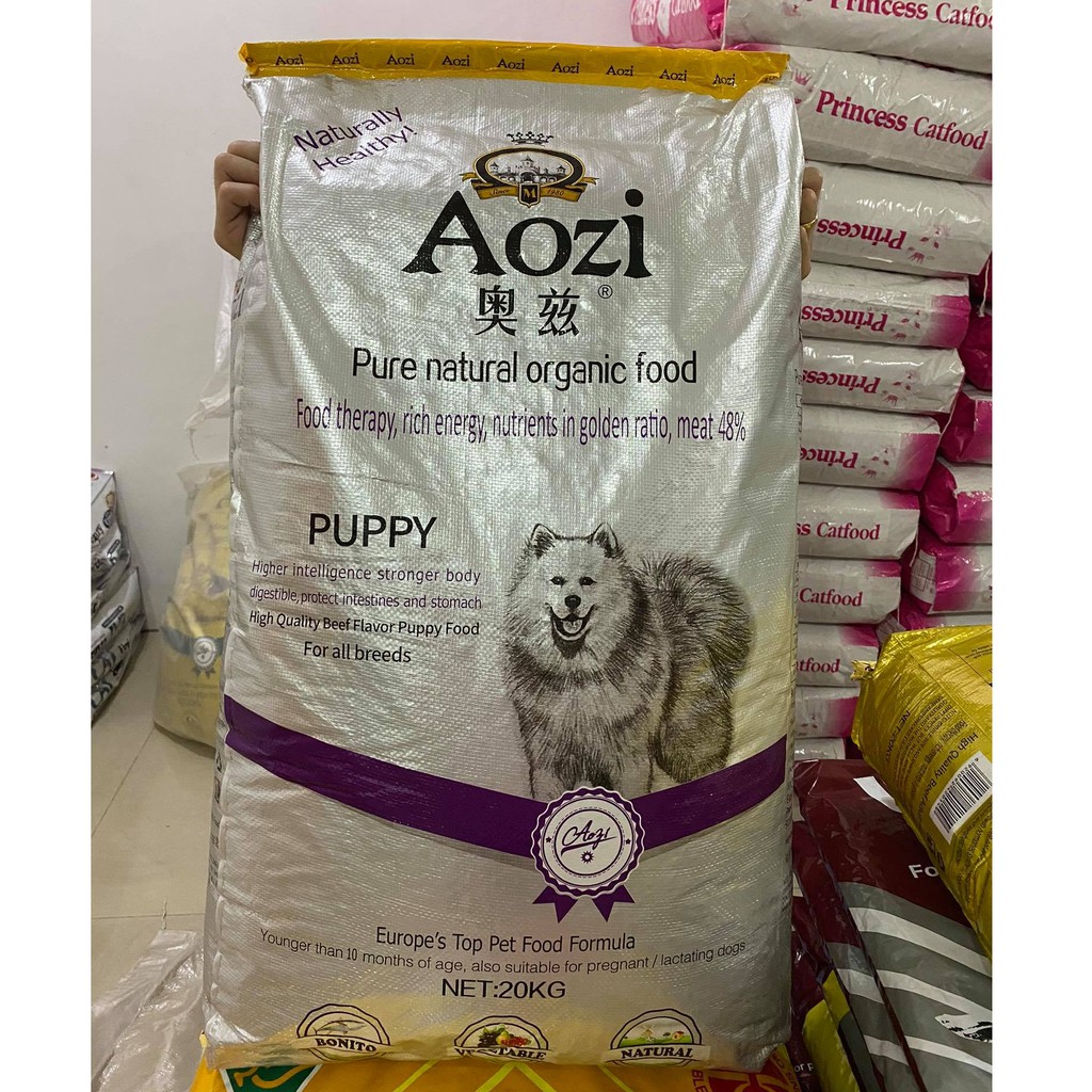 Aozi Puppy Silver Dry Dog Food 20kg Shopee Philippines